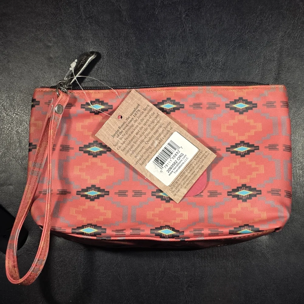 Justin Boots Women's Pink Essentials Pouch